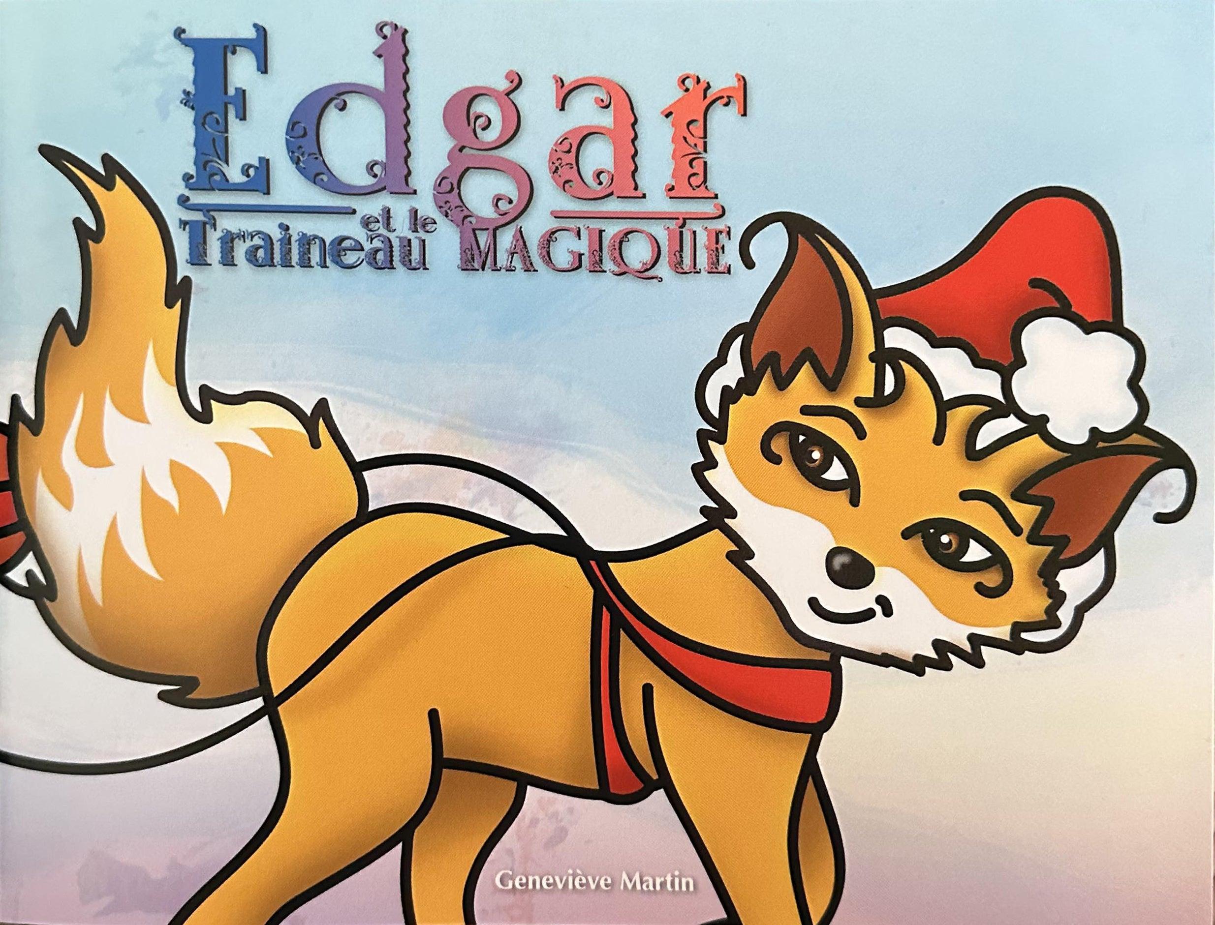 Edgar et le traineau magique - Geneviève Martin - genymars.artsvisuels